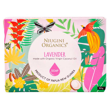 Niugini Organics Virgin Coconut Oil Lavender Soap 100g